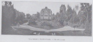 Le jardin de la villa Mariani en 1903.